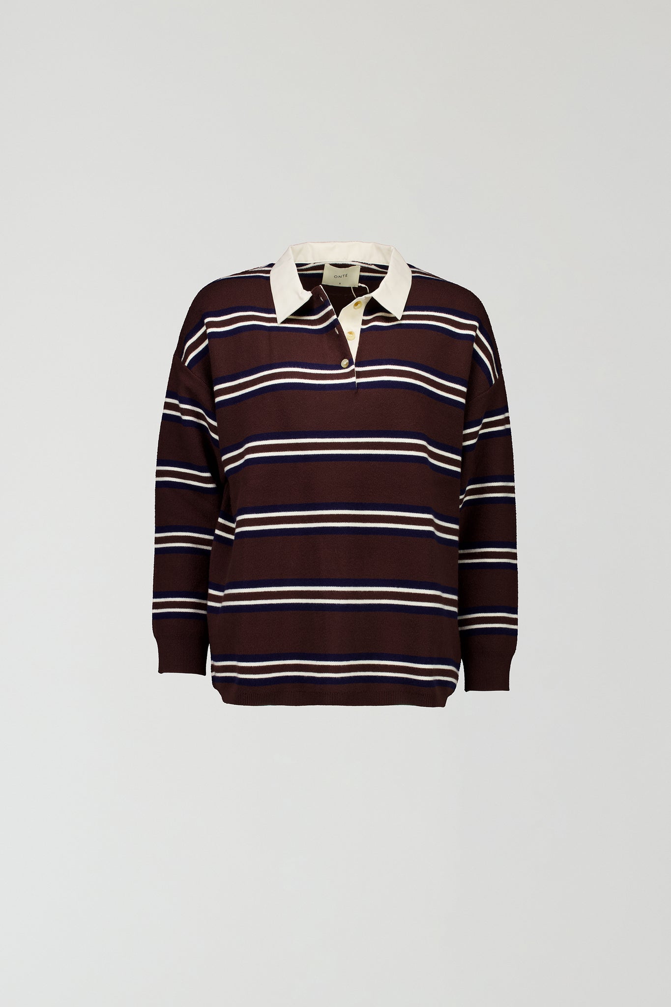 EMMA SWEATER - CHOC STRIPE