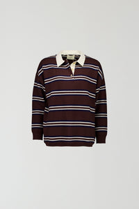 EMMA SWEATER - CHOC STRIPE