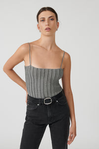 VEGA TANK - GREY MARLE [FINAL SALE]
