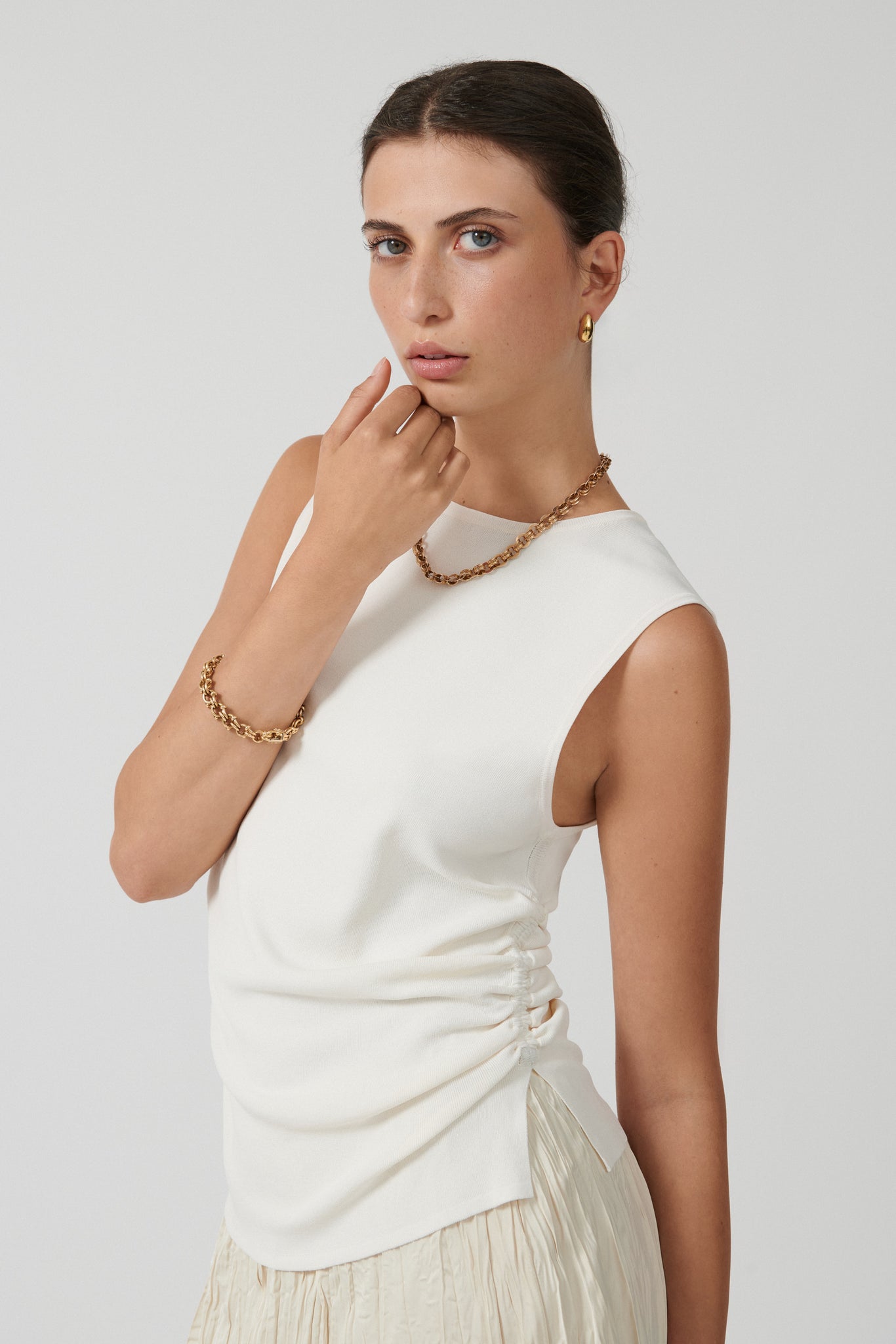 HARRI TOP - WHITE [FINAL SALE]