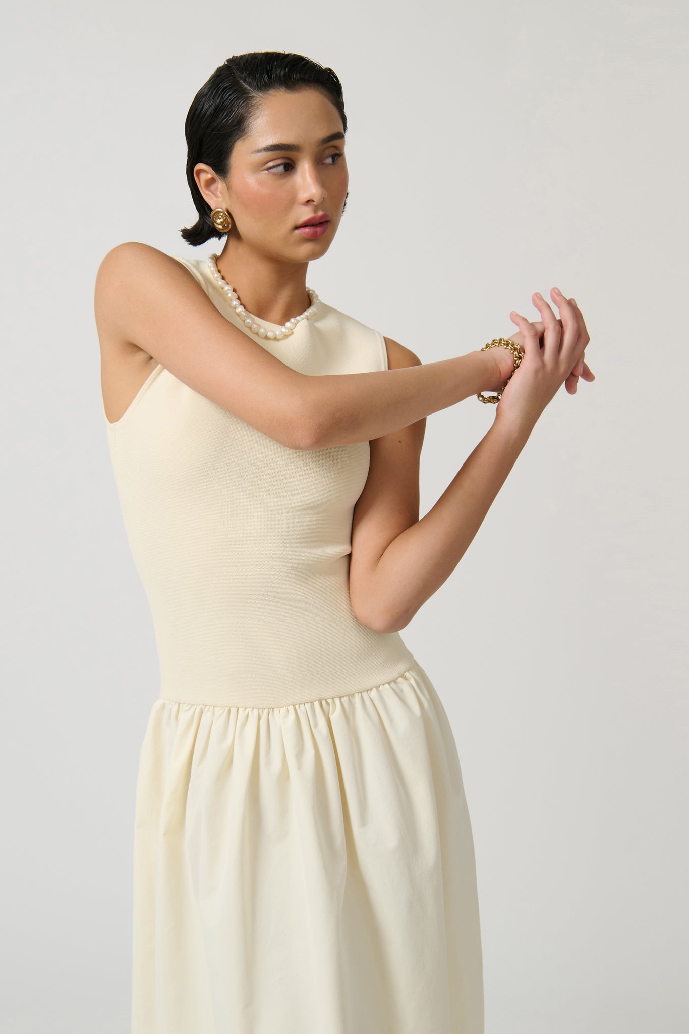 ROCIO DRESS II - IVORY [FINAL SALE]