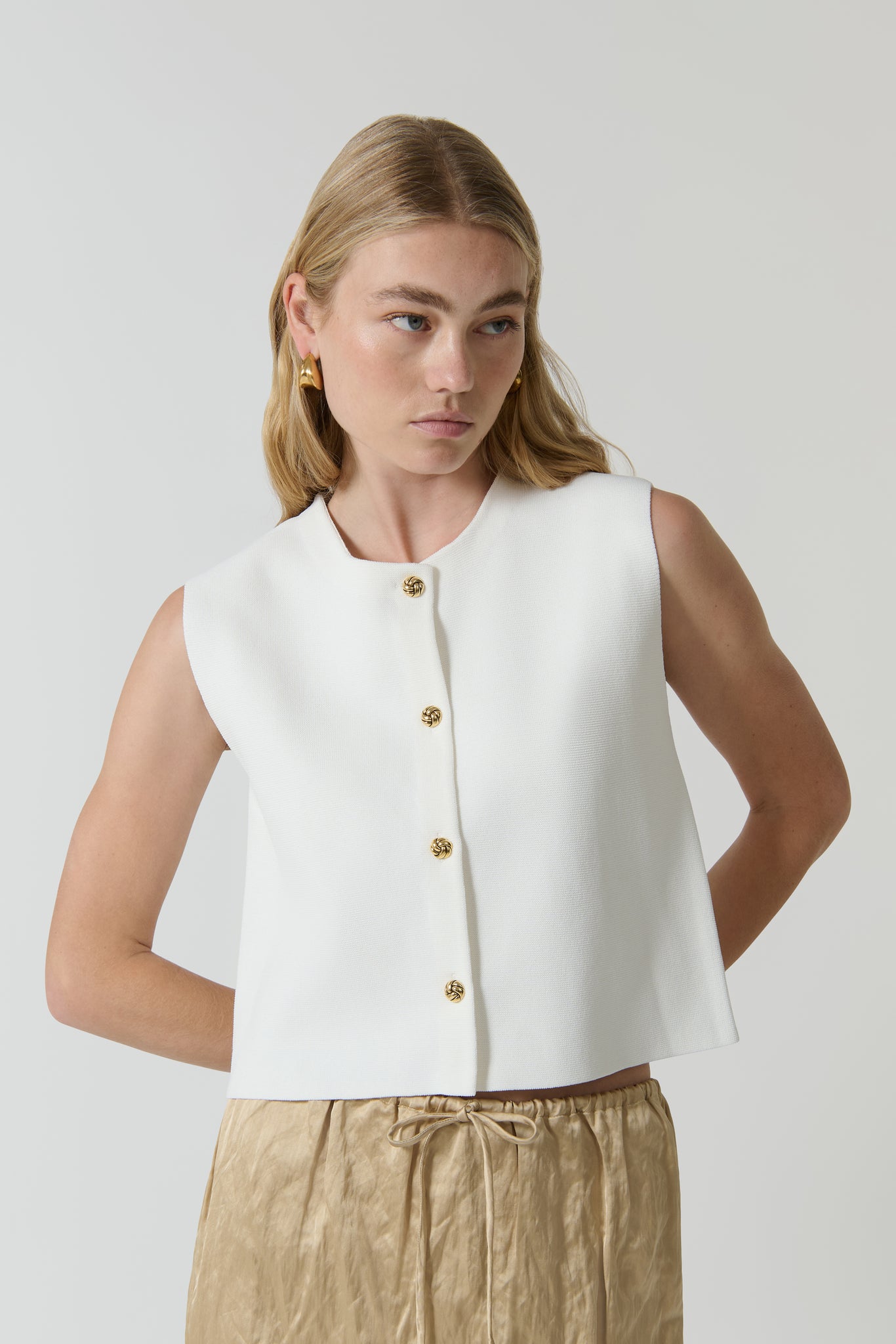 LINDA GILET - WHITE