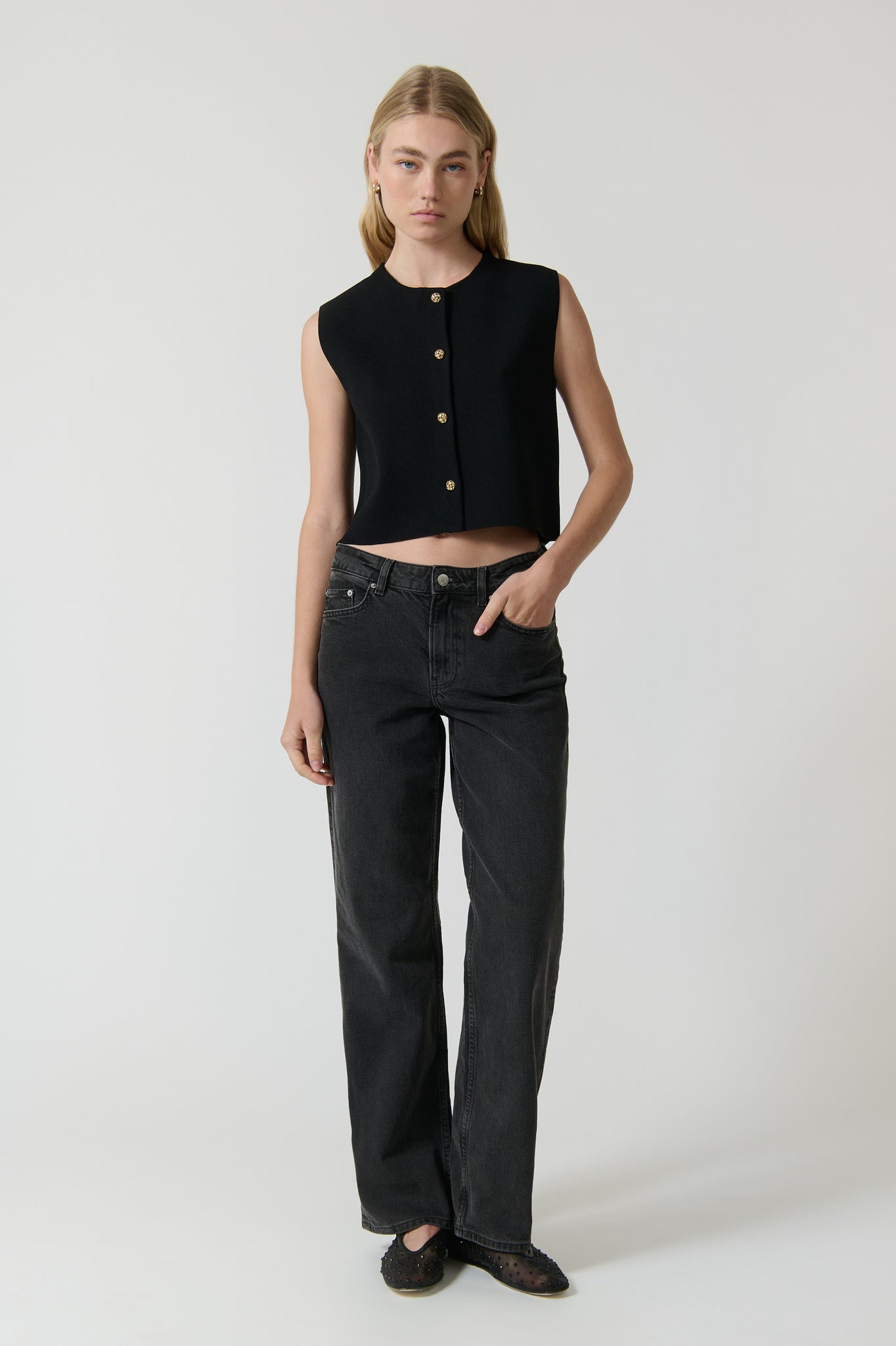 LINDA GILET - BLACK