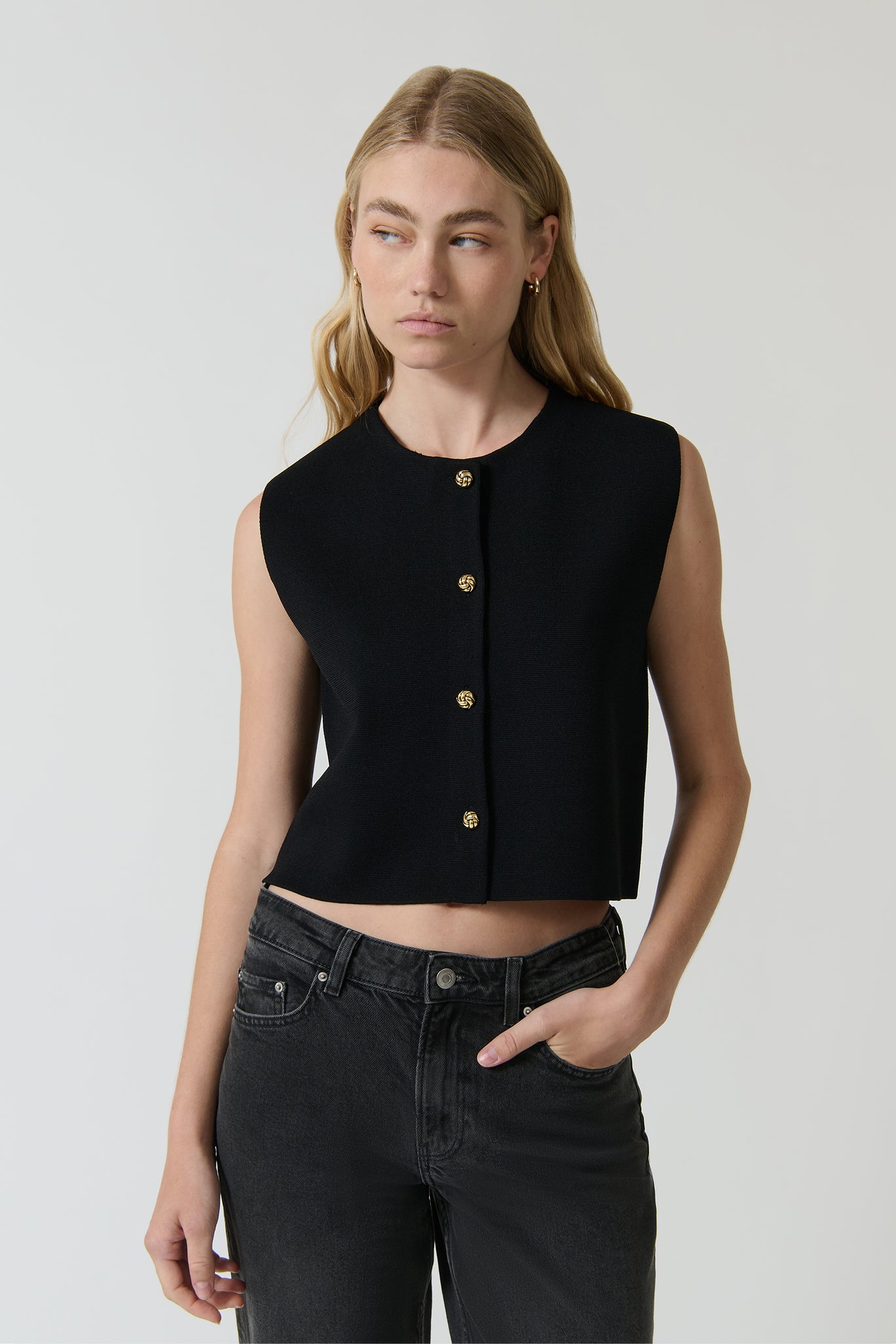 LINDA GILET - BLACK
