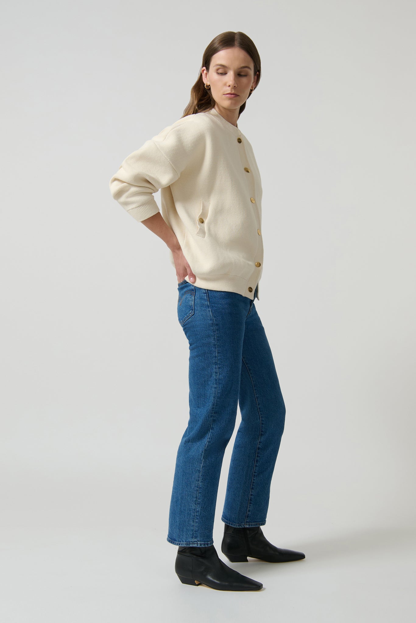 LUCIA BOMBER - IVORY
