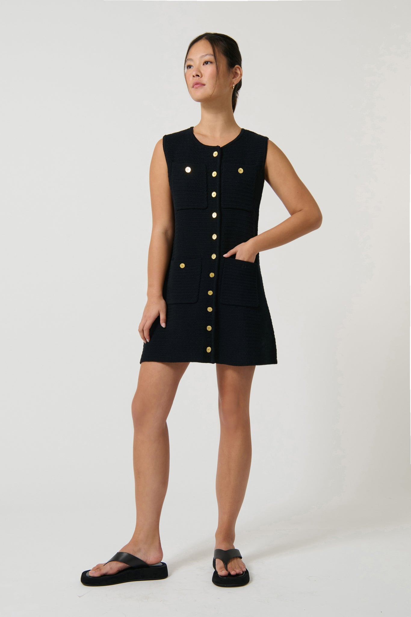 HELENA DRESS  - BLACK