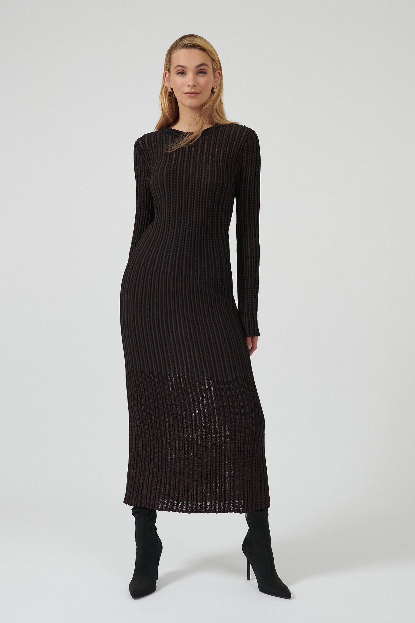 LENKA DRESS - CHOCOLATE [FINAL SALE]