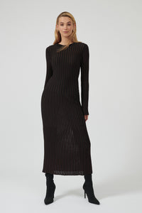 LENKA DRESS - CHOCOLATE [FINAL SALE]