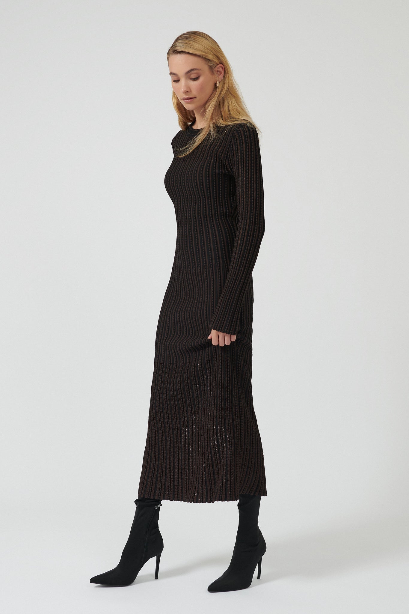 LENKA DRESS - CHOCOLATE [FINAL SALE]
