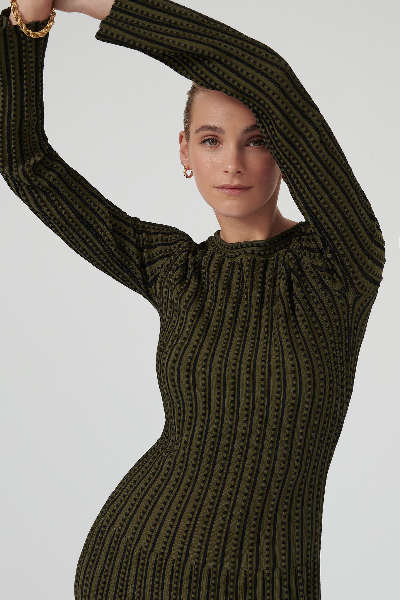 LENKA DRESS - OLIVE [FINAL SALE]