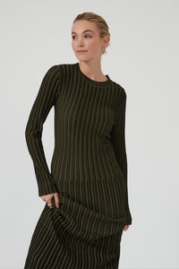 LENKA DRESS - OLIVE [FINAL SALE]