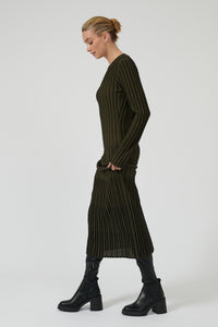 LENKA DRESS - OLIVE [FINAL SALE]