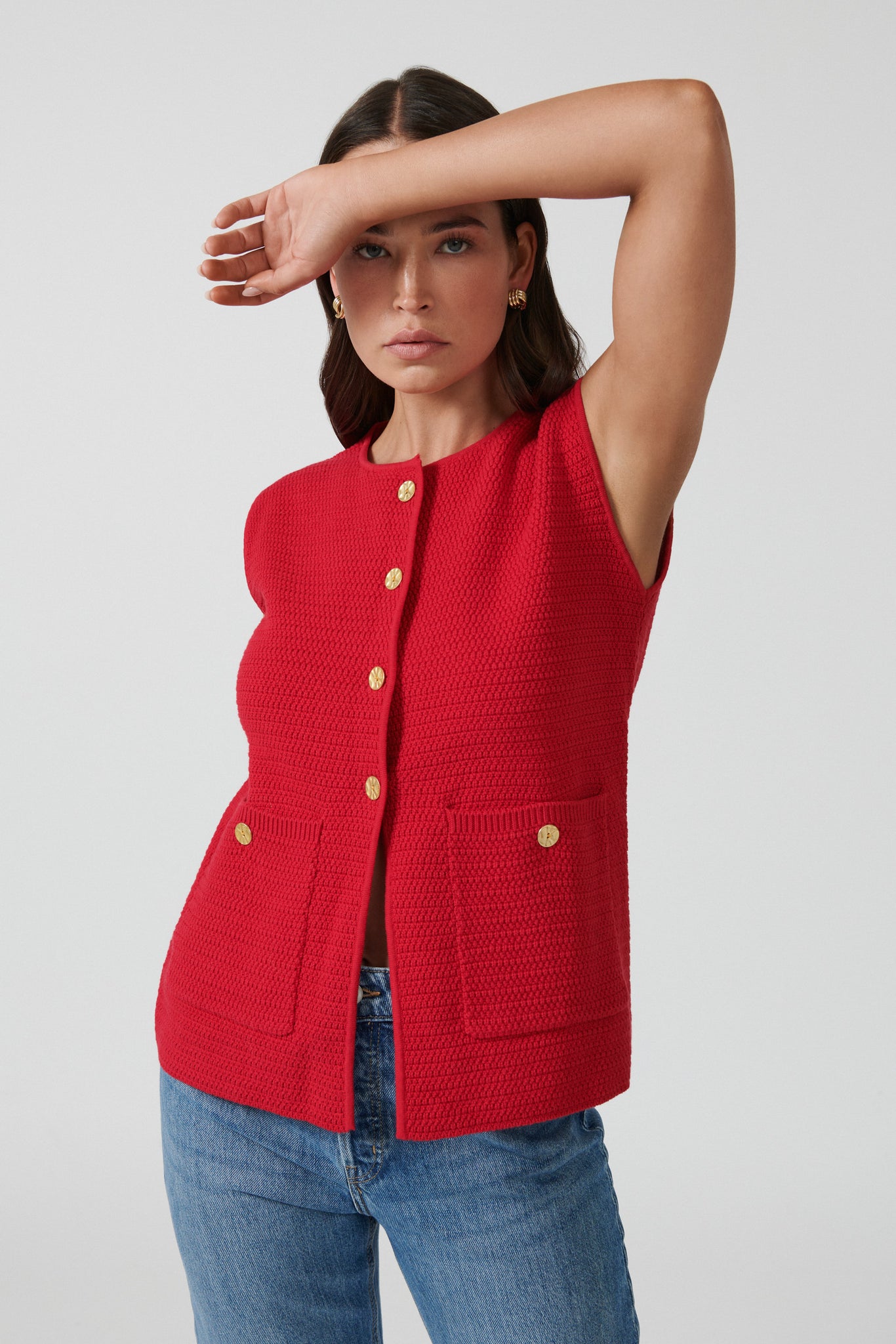 HELENA GILET - RED