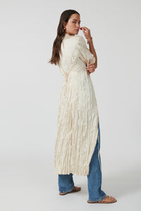 MENCIA ROBE DRESS - IVORY [FINAL SALE]