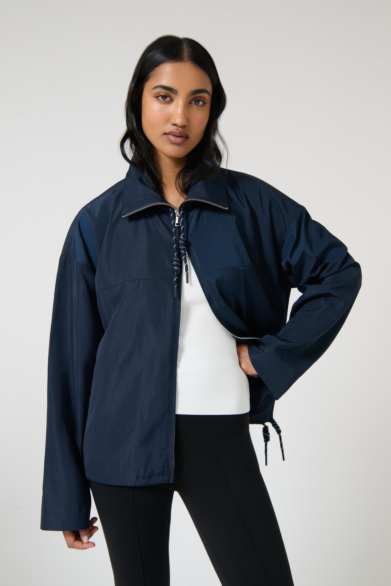 ADELA WINDBREAKER - NAVY