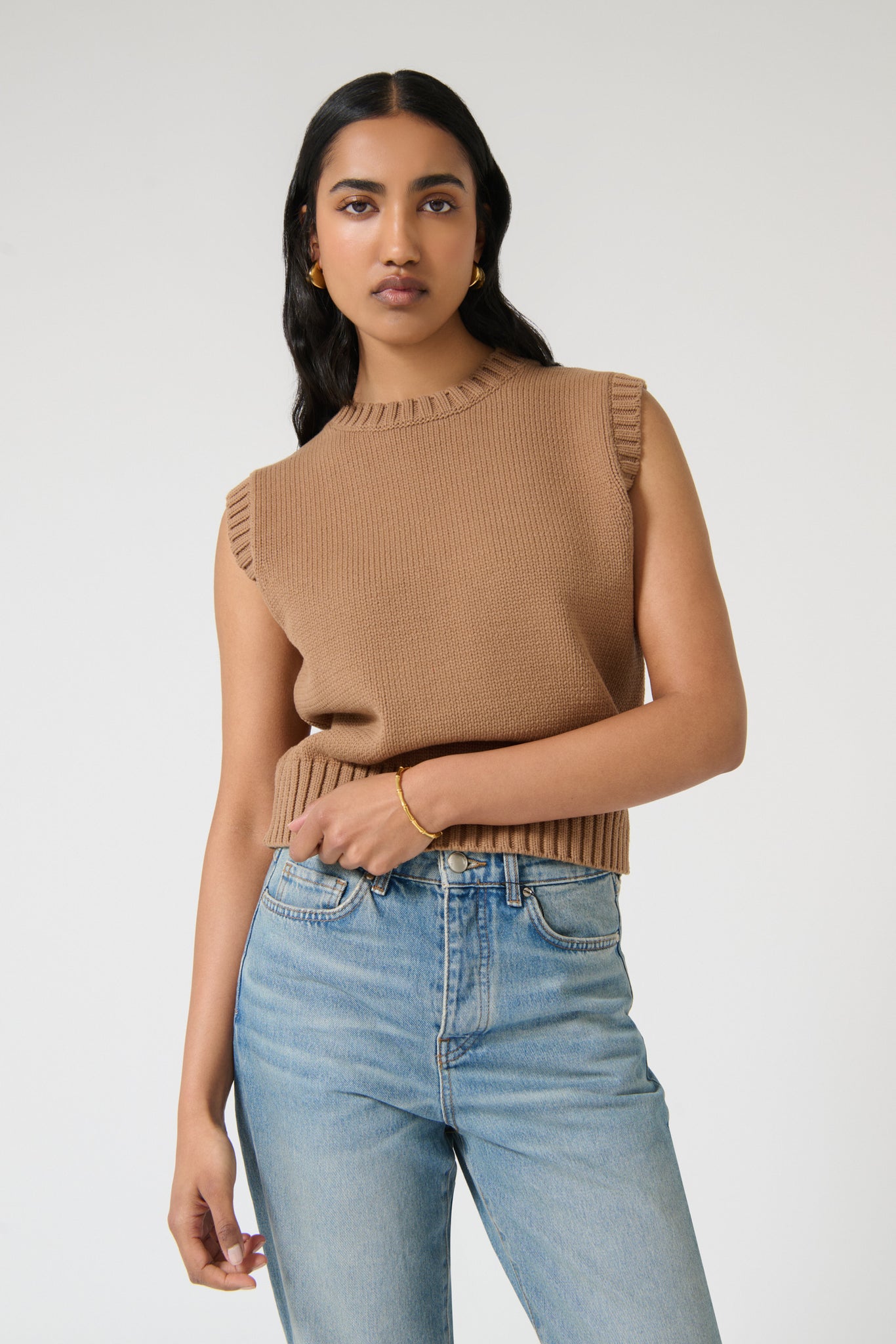 JANA TOP - HAZELNUT