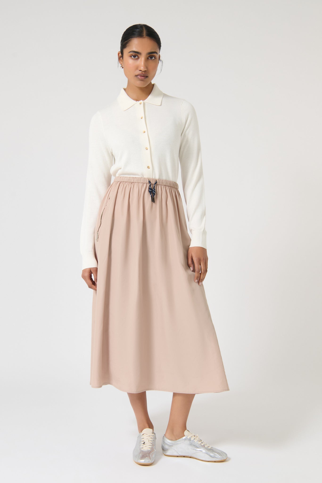 ADELA SKIRT - CLAY