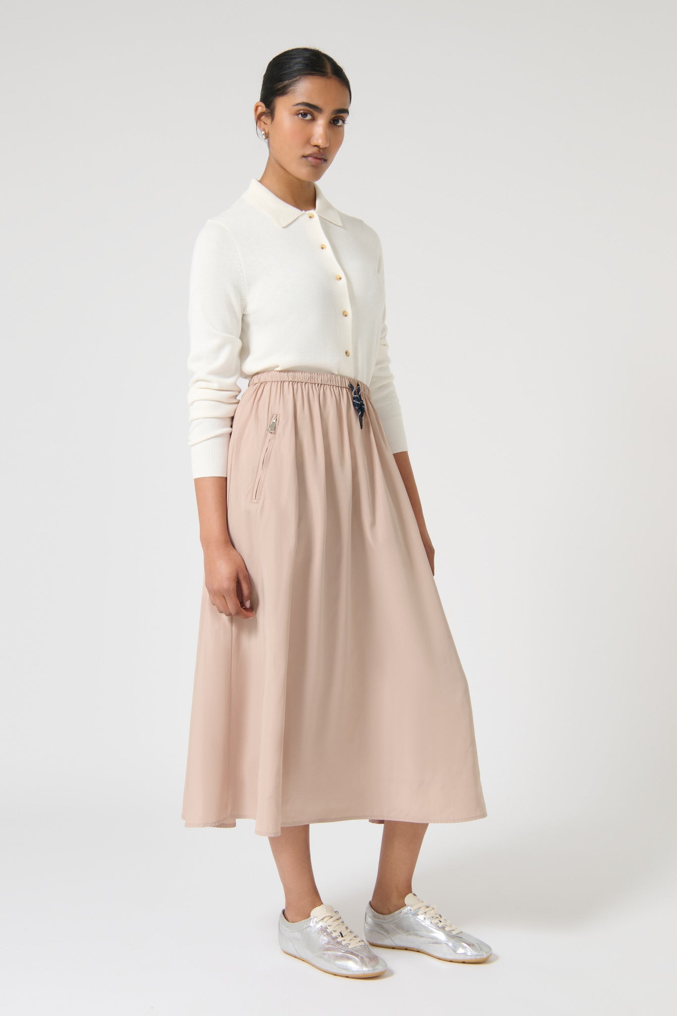 ADELA SKIRT - CLAY