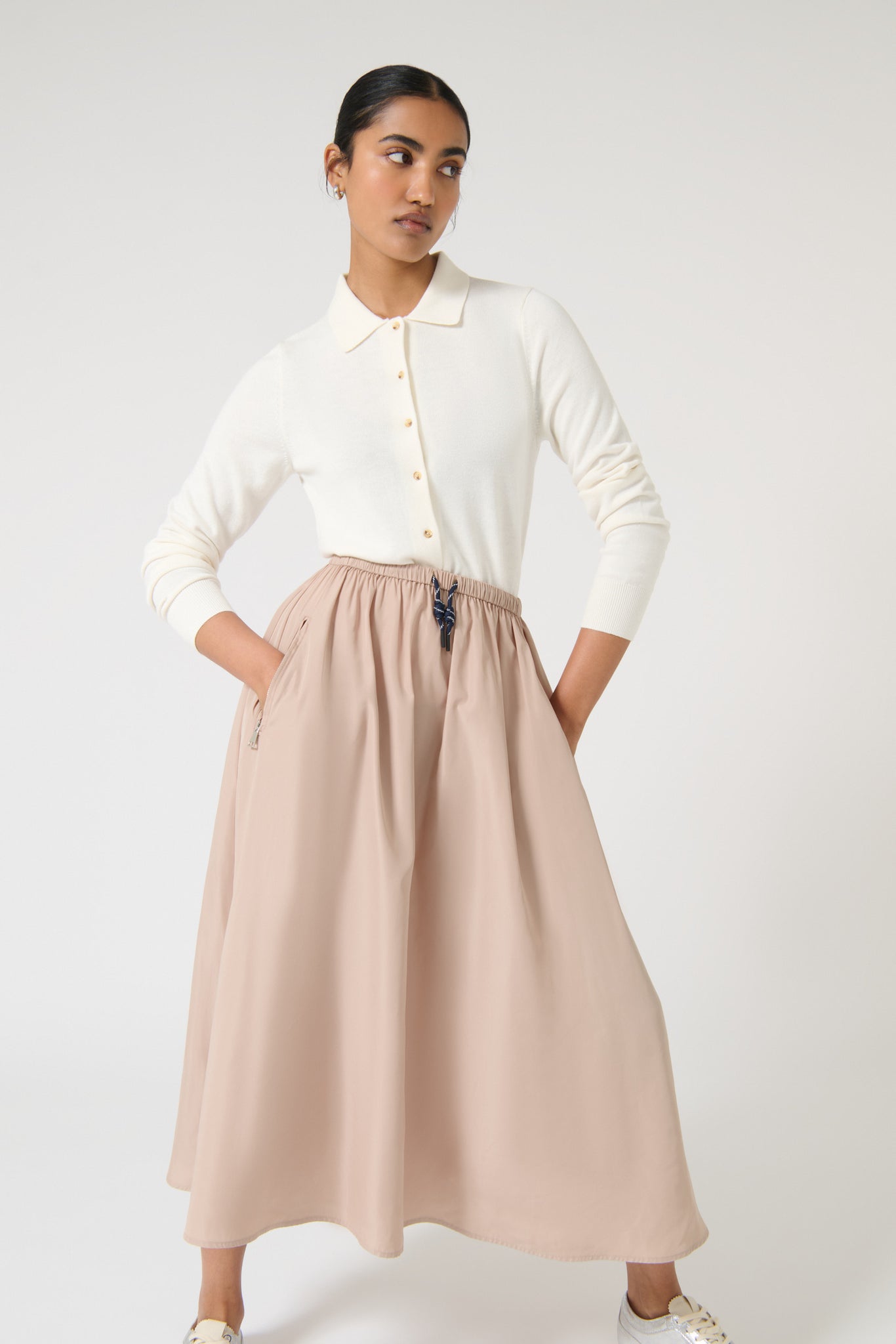 ADELA SKIRT - CLAY