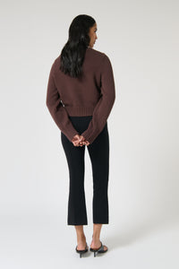 JANA SWEATER - CHOCOLATE