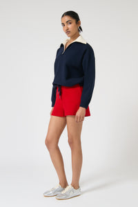 NEREA SWEATER - NAVY/IVORY