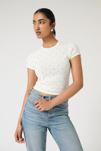 NENA TEE - WHITE