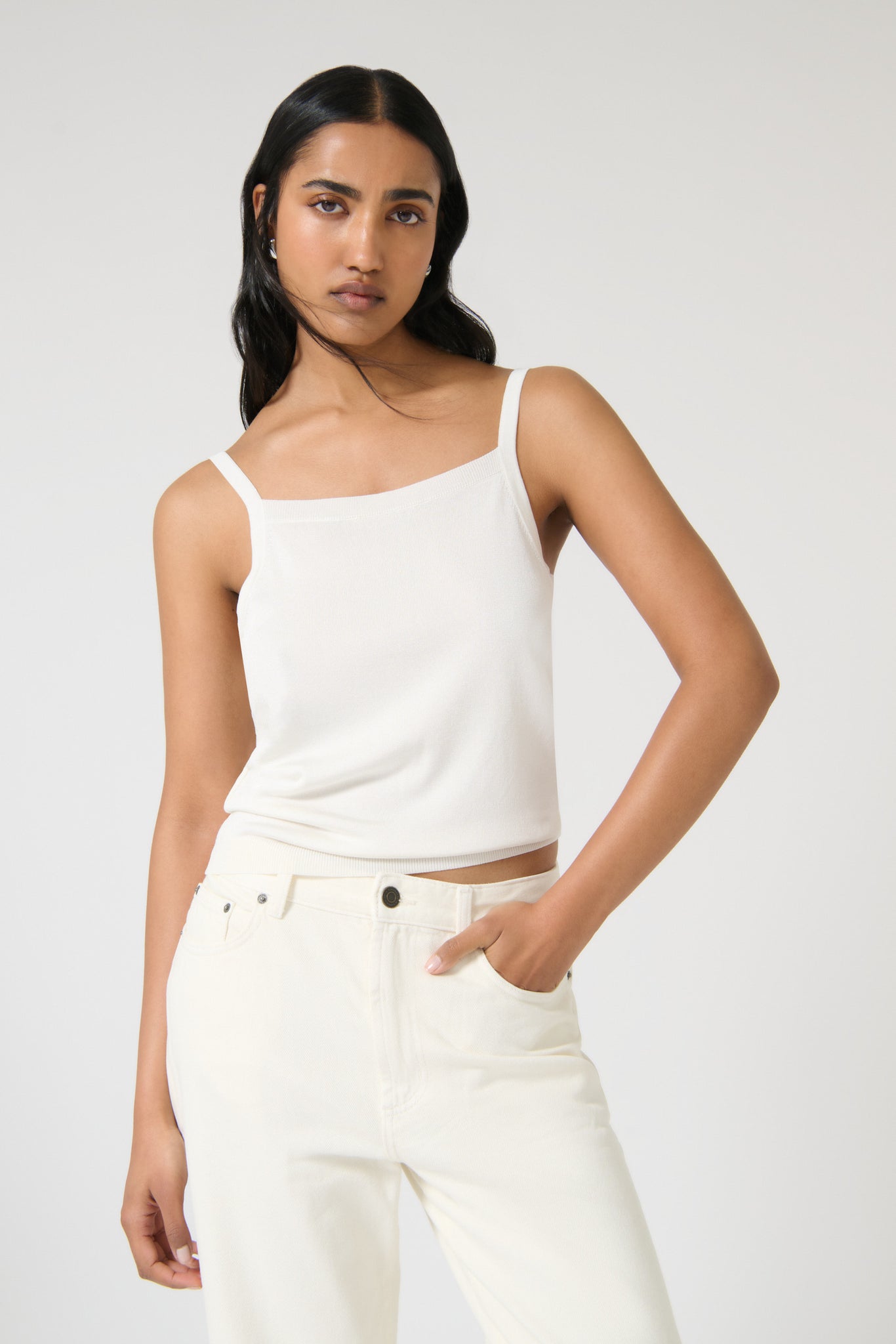 LETICIA TANK - IVORY