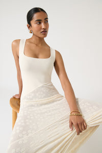 MIRA DRESS - IVORY
