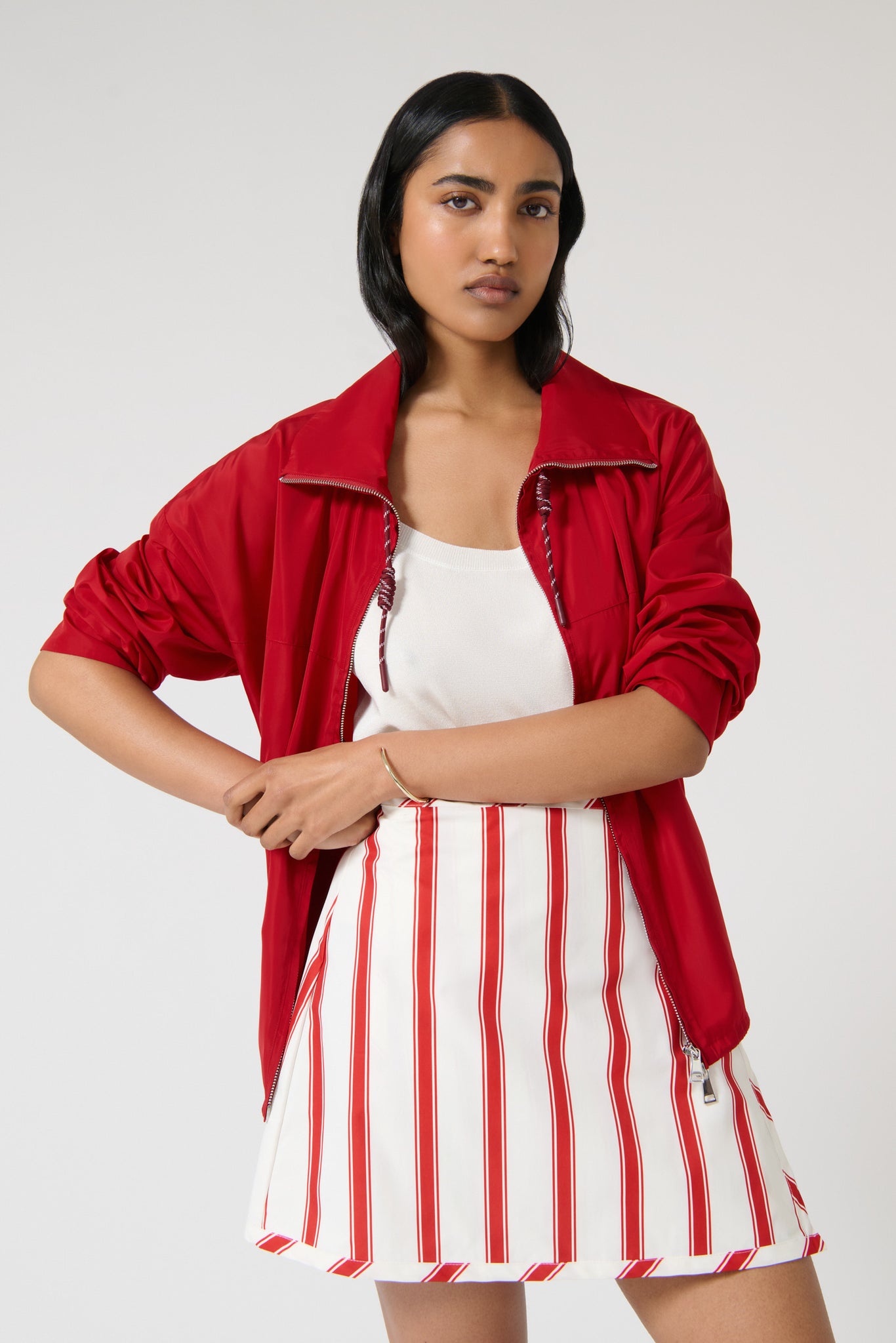 CONCHITA SKIRT - RED STRIPE