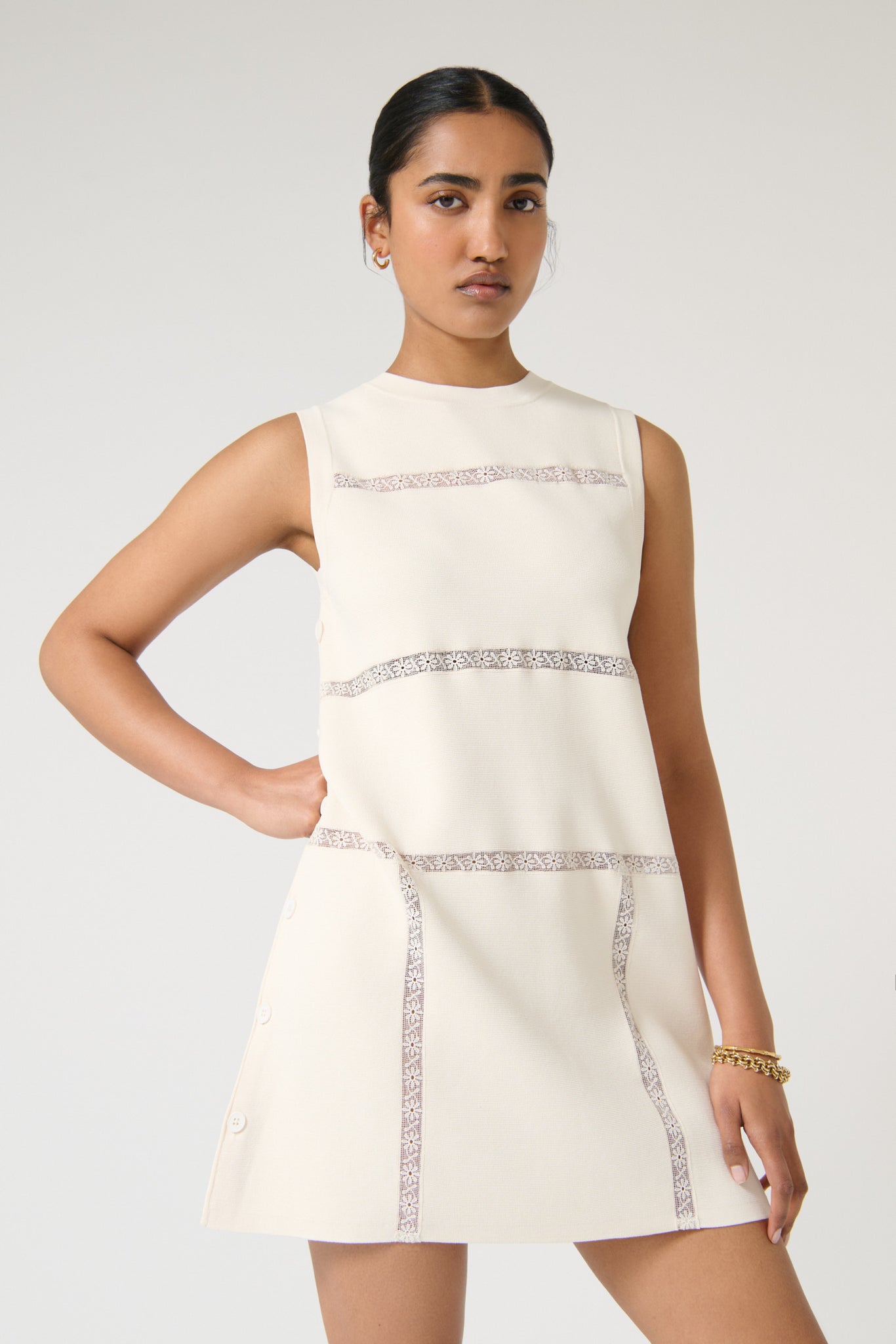 MAR MINI TUNIC - IVORY